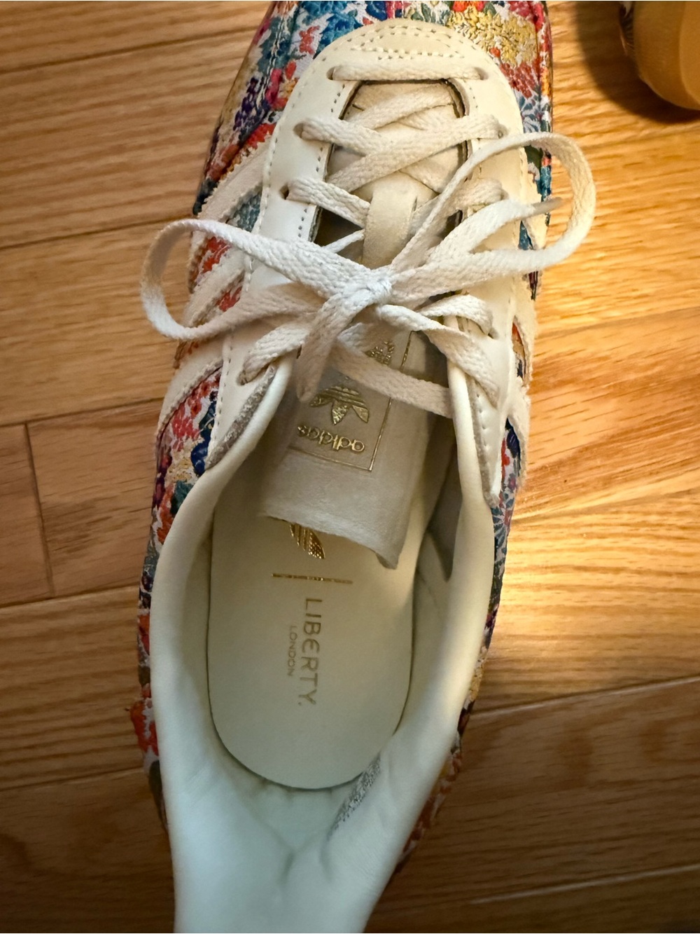 adidas Women's Floral Multicolor Sneakers - Picture 4 of 5